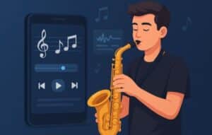 App para tocar saxofón en tu móvil