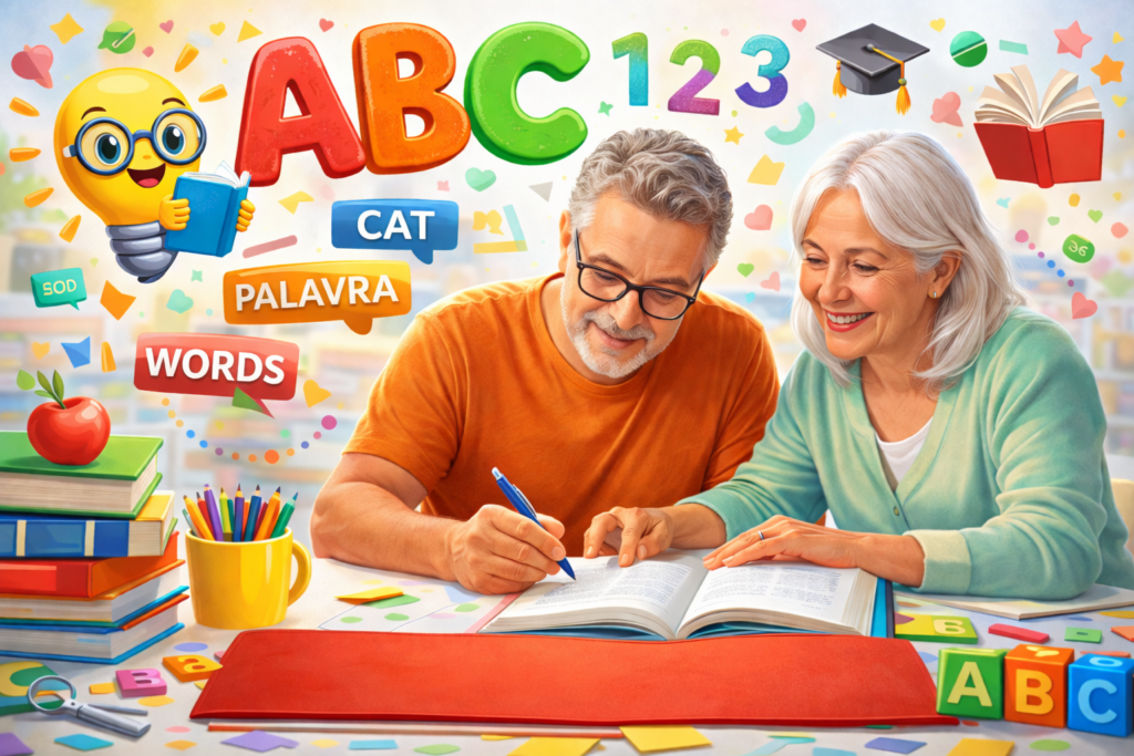 Aplicación para enseñar a leer a adultos